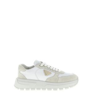 Prada White Polyamide Athletic Women's Sneakers